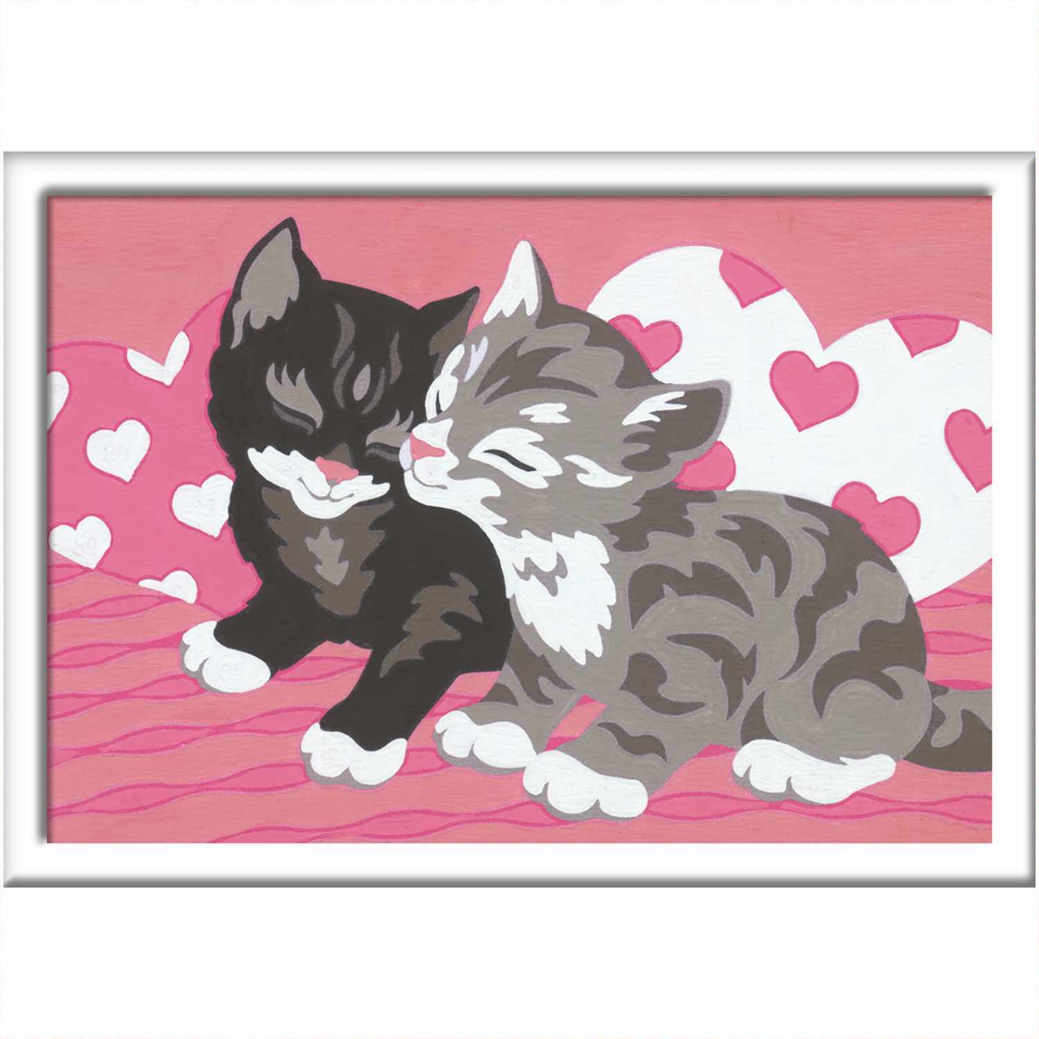 Malen nach Zahlen Kuschelkatzen