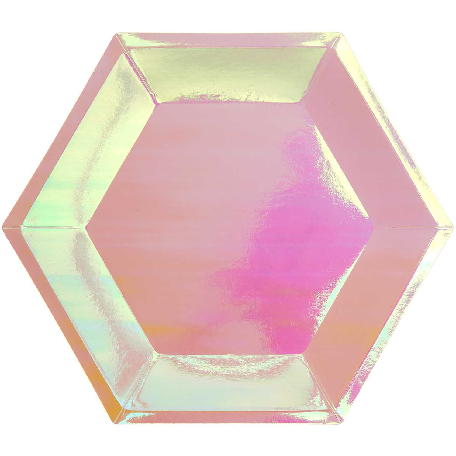 Pappteller holographisch 27x23,5cm 10 Stück Pappteller holographisch 27x23,5cm 10 Stück
