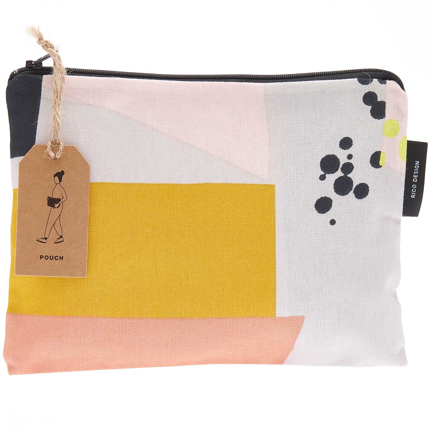 Pouch Okina Hana grafischer Print 17x23cm Pouch Okina Hana grafischer Print 17x23cm