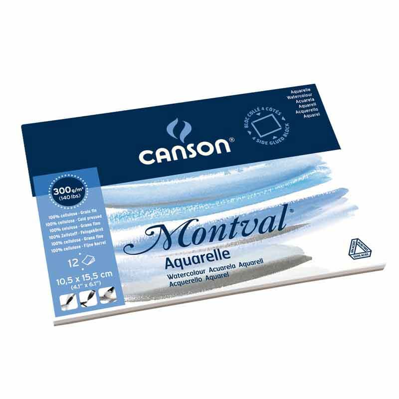 Montval Aquarell Block 12 Blatt