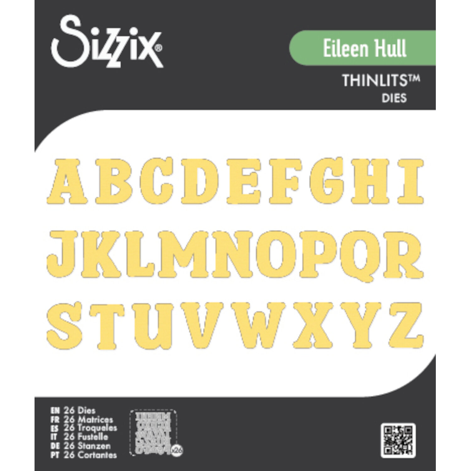 Thinlits Die Set Nora Alphabet 26-teilig von idee. Creativmarkt 