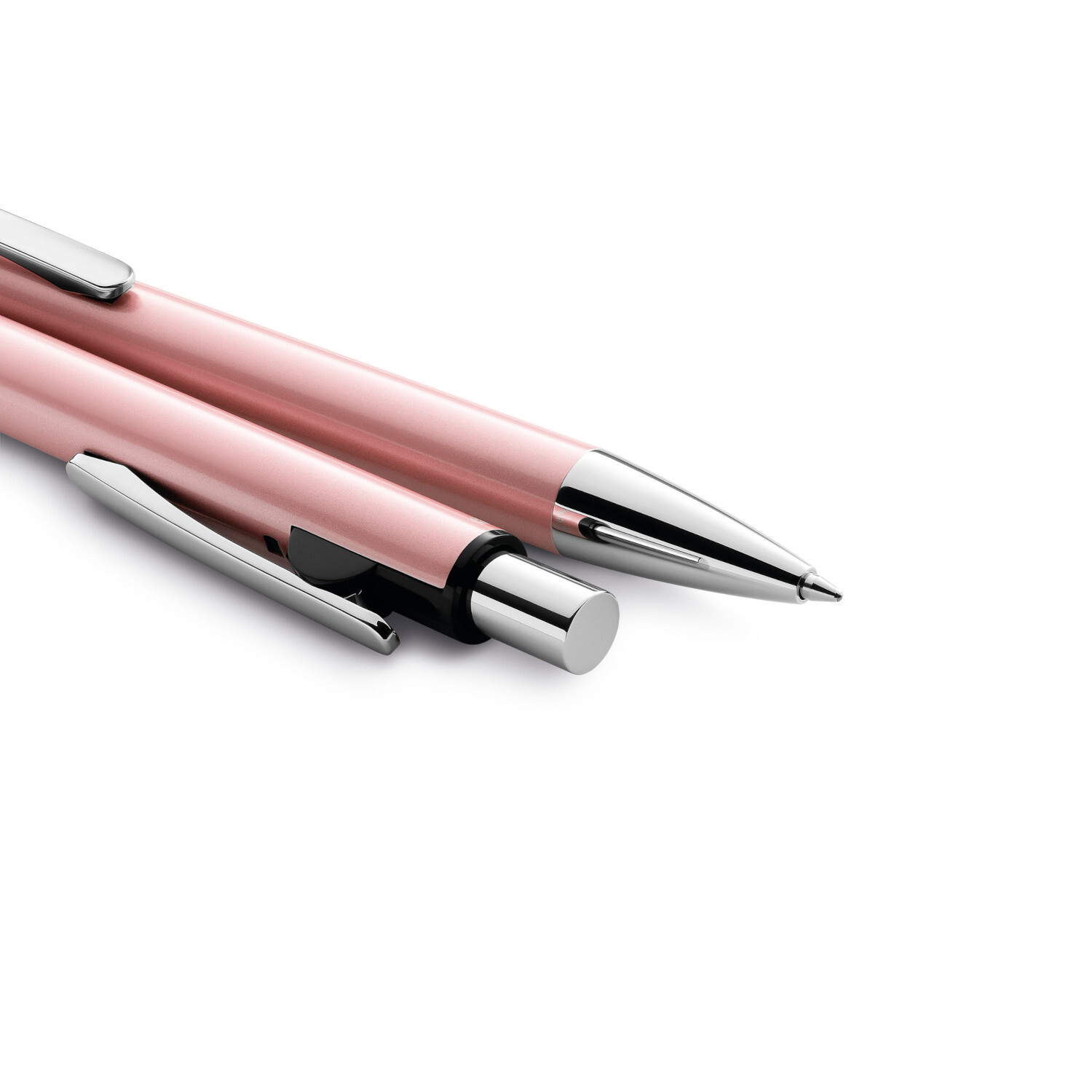 Kugelschreiber Snap Metallic K10 in elegantem Roségold von Pelikan, mit glänzenden Metallakzenten. Ideal für stilvolles Schreiben.