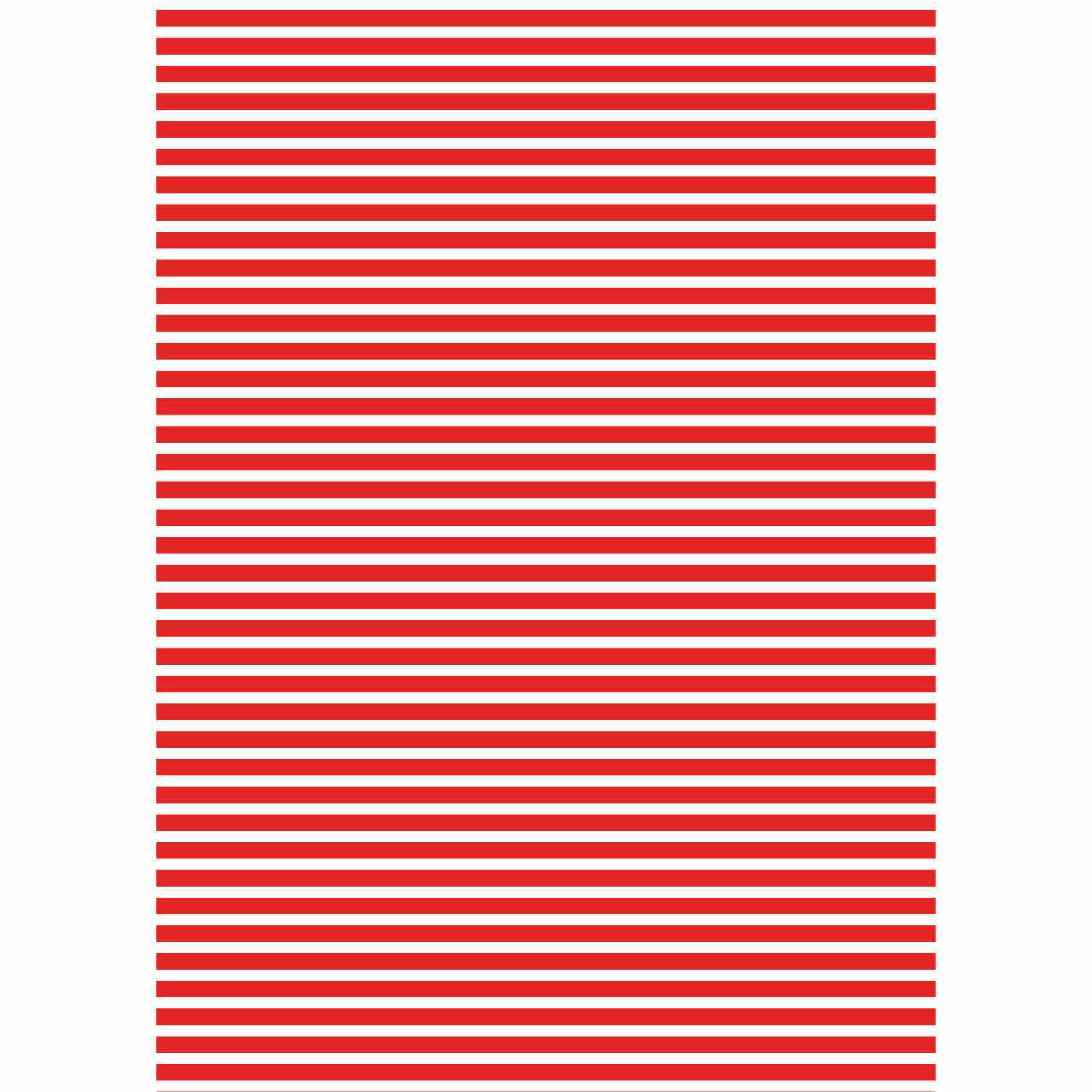 Fotokarton Streifen weiß-rot 50x70cm 300g/m²