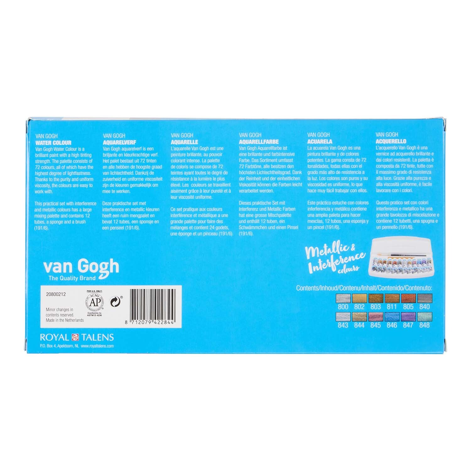 Aquarellfarben-Set Specialty Farben 12x 10ml Aquarellfarben-Set Specialty Farben 12x 10ml