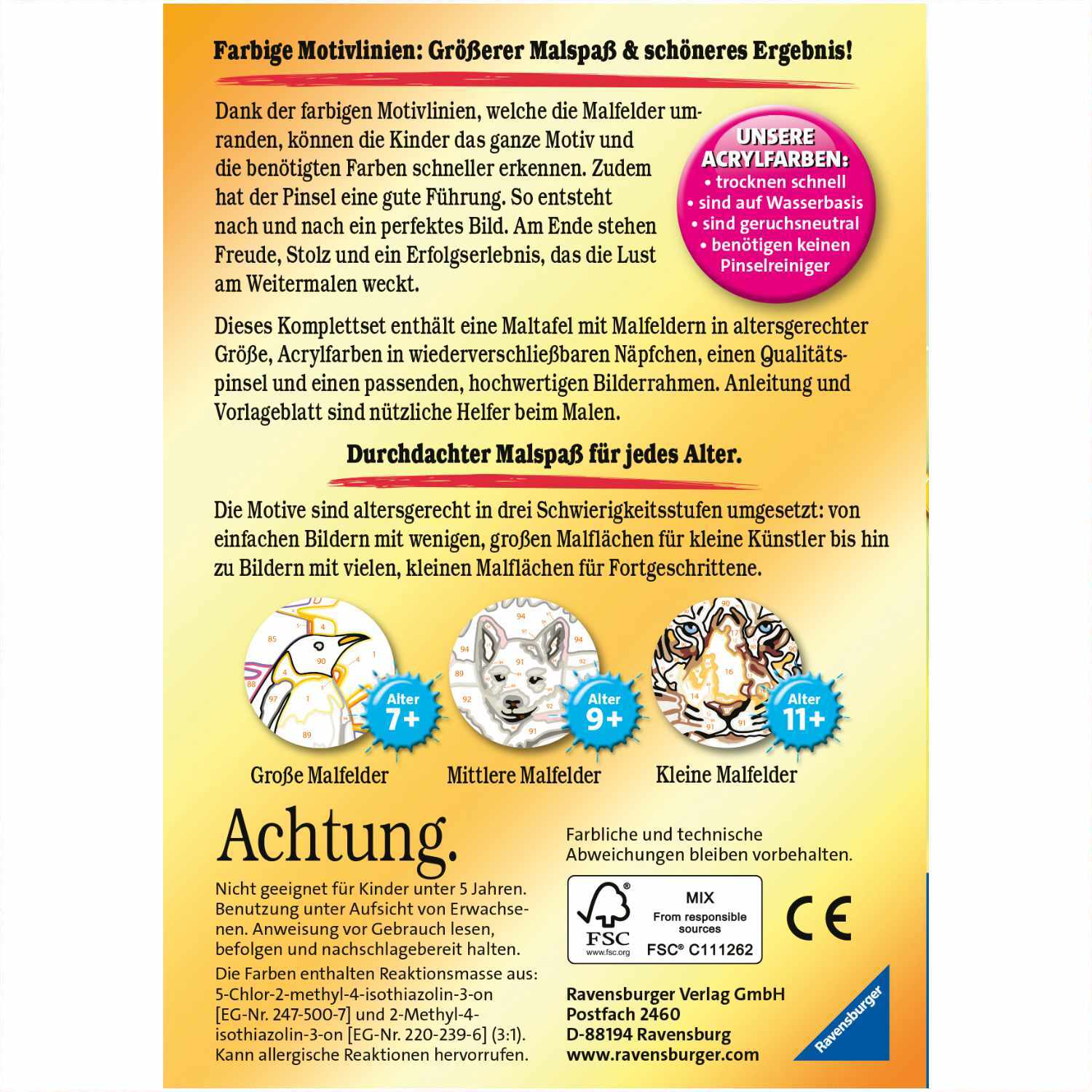 Malen nach Zahlen Kleiner Igel Malen nach Zahlen Kleiner Igel