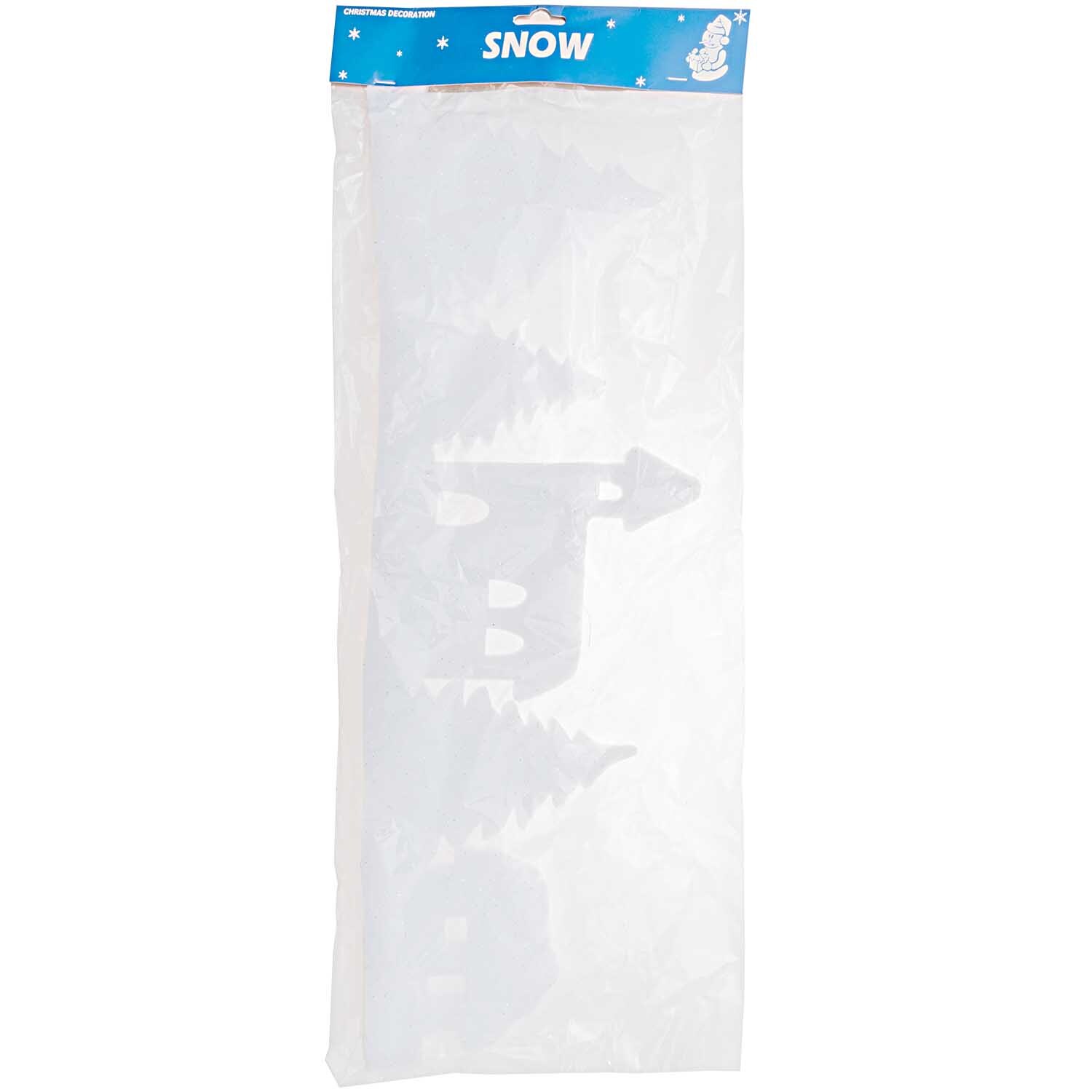 Deko Schneewattengirlande X-MAS ca. 180cm