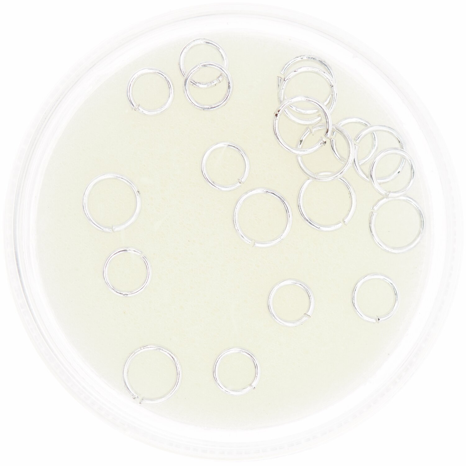 Ringe zum Verbinden silber 30 Stück