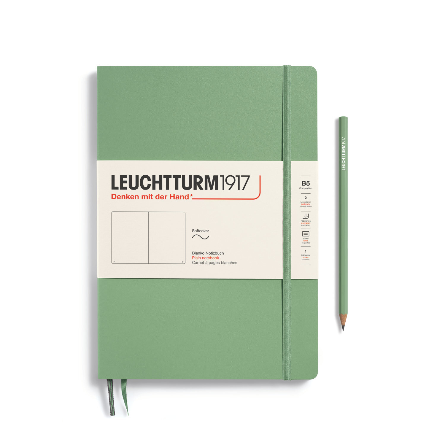 Notizbuch Composition blanko Softcover B5