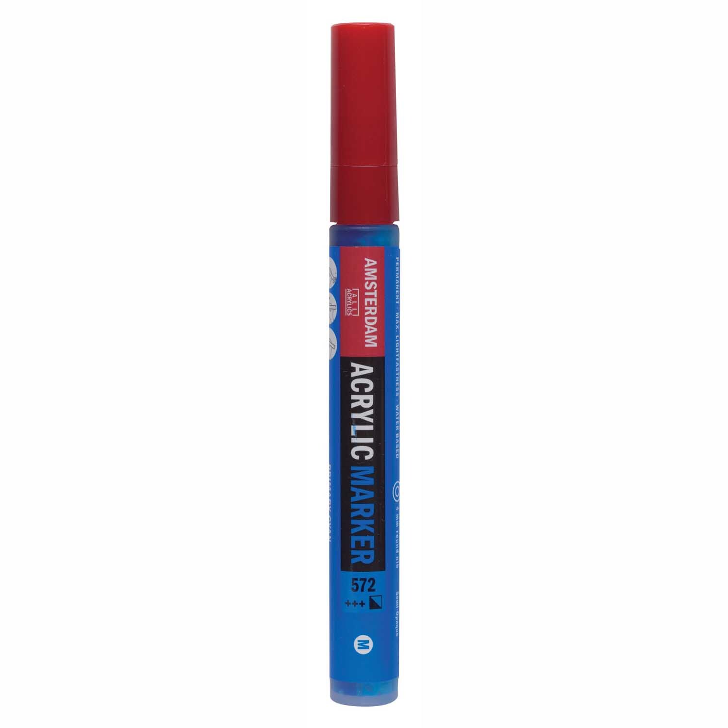 AMSTERDAM Acrylic Marker 3-4mm Primärzyan