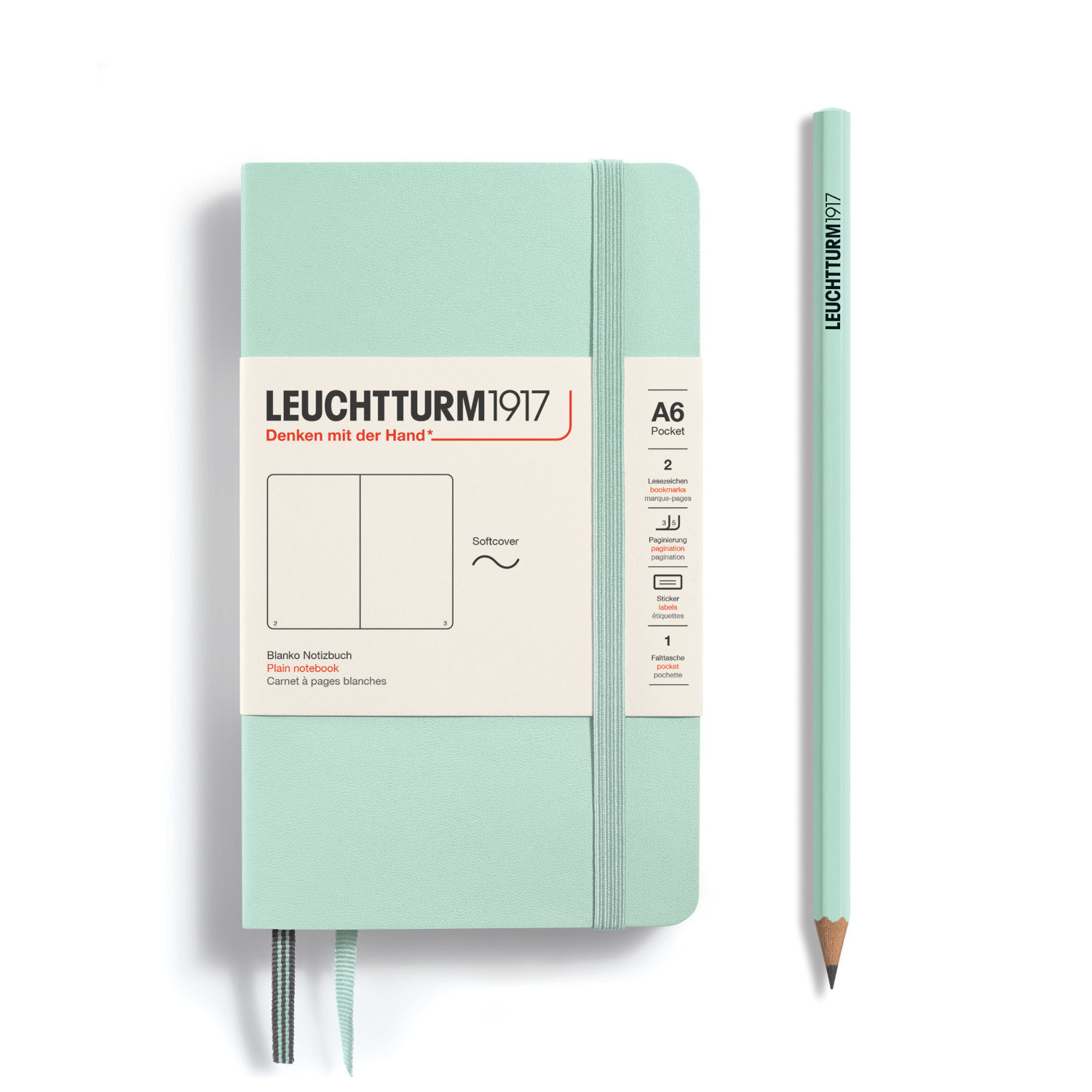 Notizbuch Pocket blanko Softcover A6