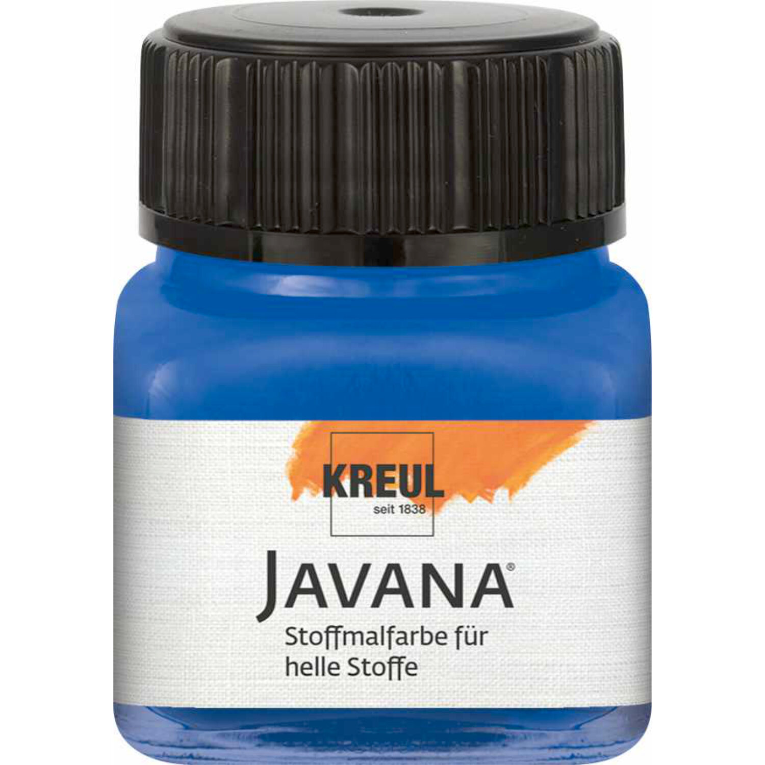 KREUL Javana Stoffmalfarbe für helle Stoffe Royalblau