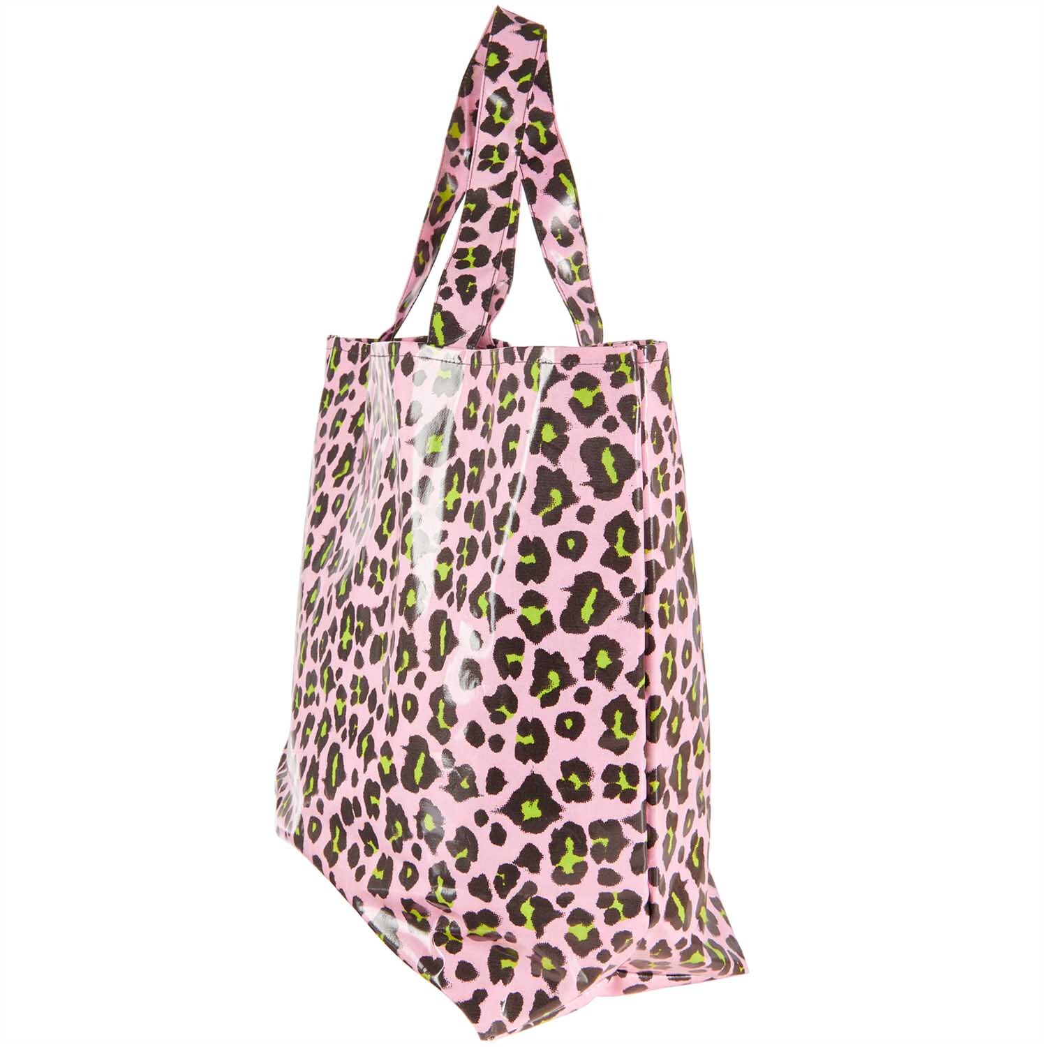 PVC-Shopper Acid Leo rosa 41x55x19cm von Rico Design