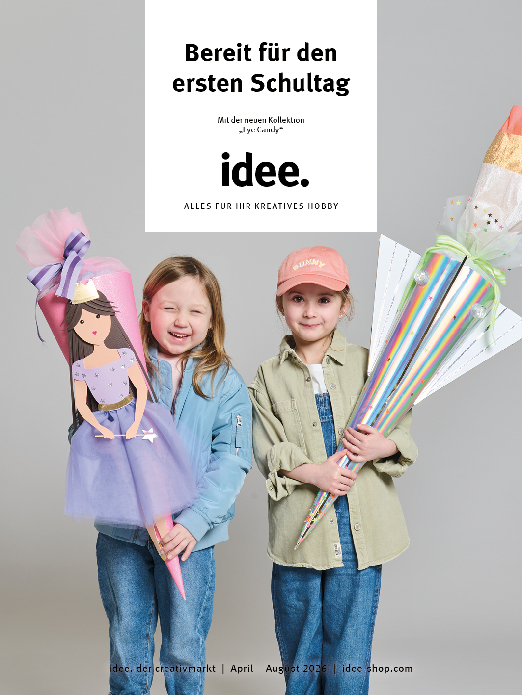 Cover des idee. Flyers für April - August zum Thema Schulanfangion The
