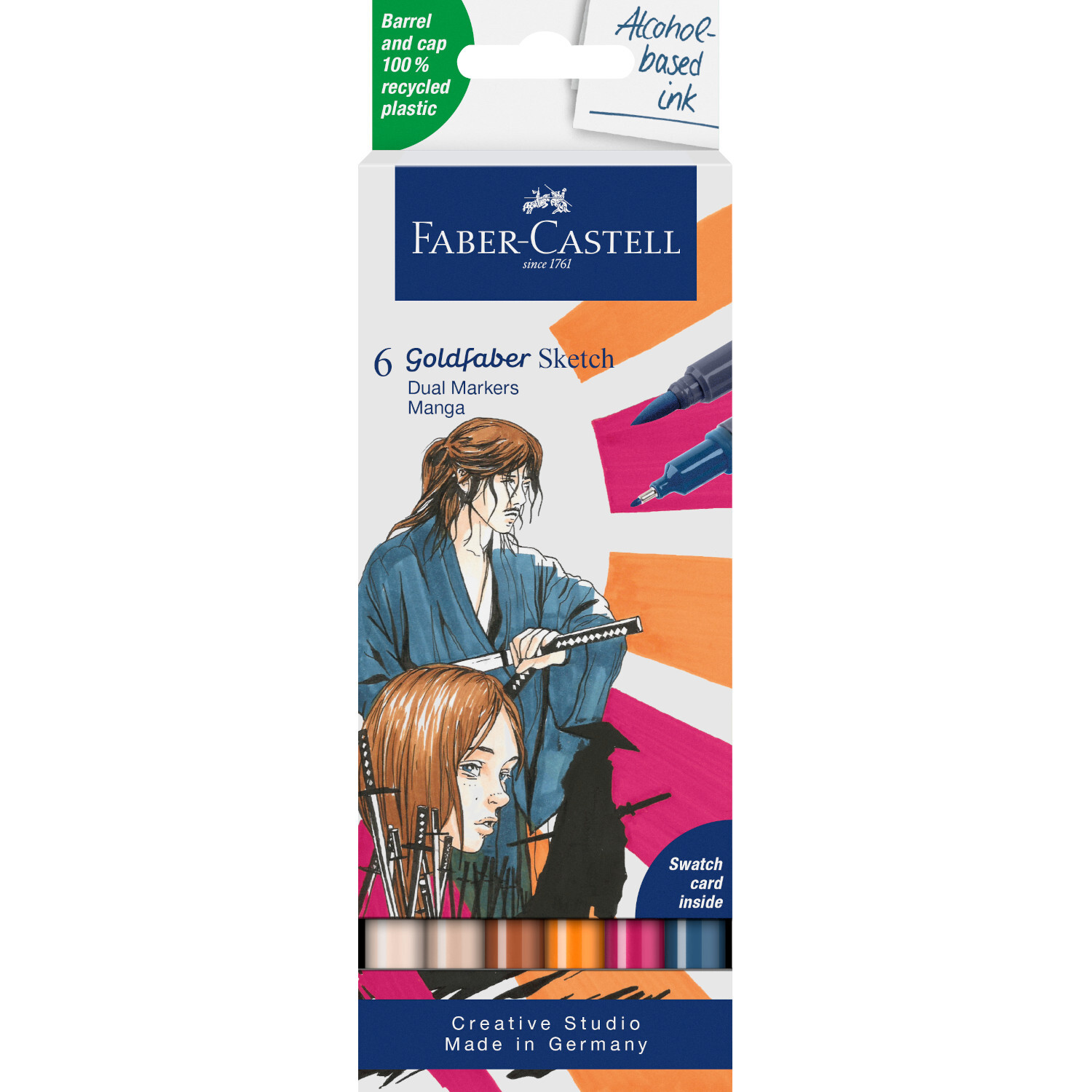 Goldfaber Sketch Marker Manga Set 6 Stück