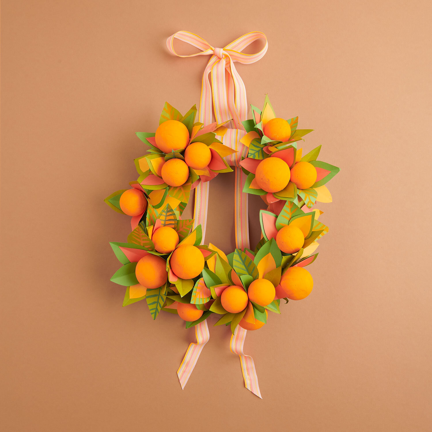 Bastelanleitung herbstlicher Türkranz von idee. Creativmarkt 