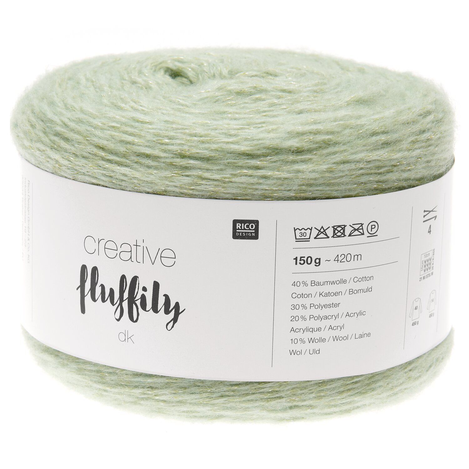 Creative Fluffily dk 150g 420m Farbe Aqua von Rico Design