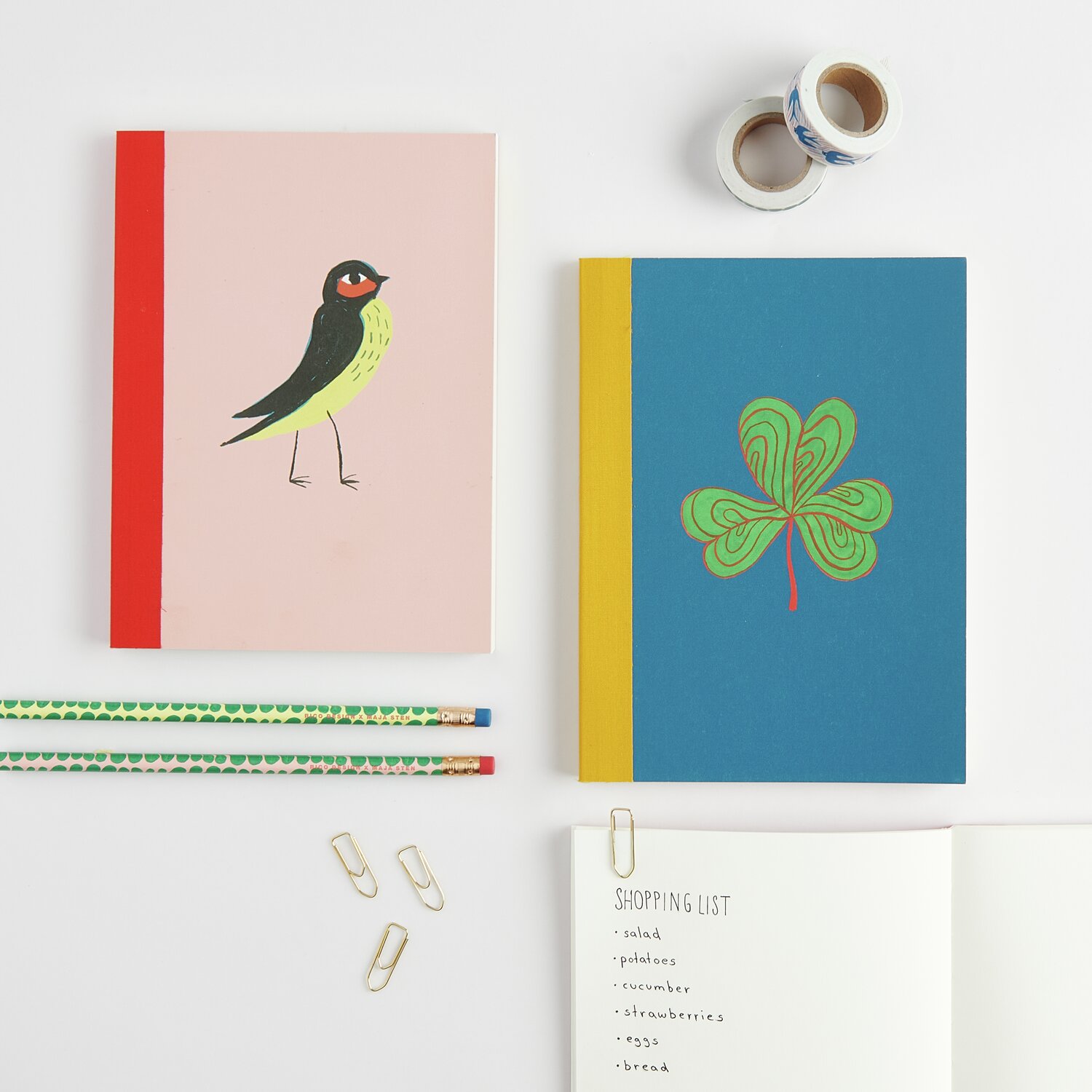 Notizbuch Midsommar Magic Kleeblatt