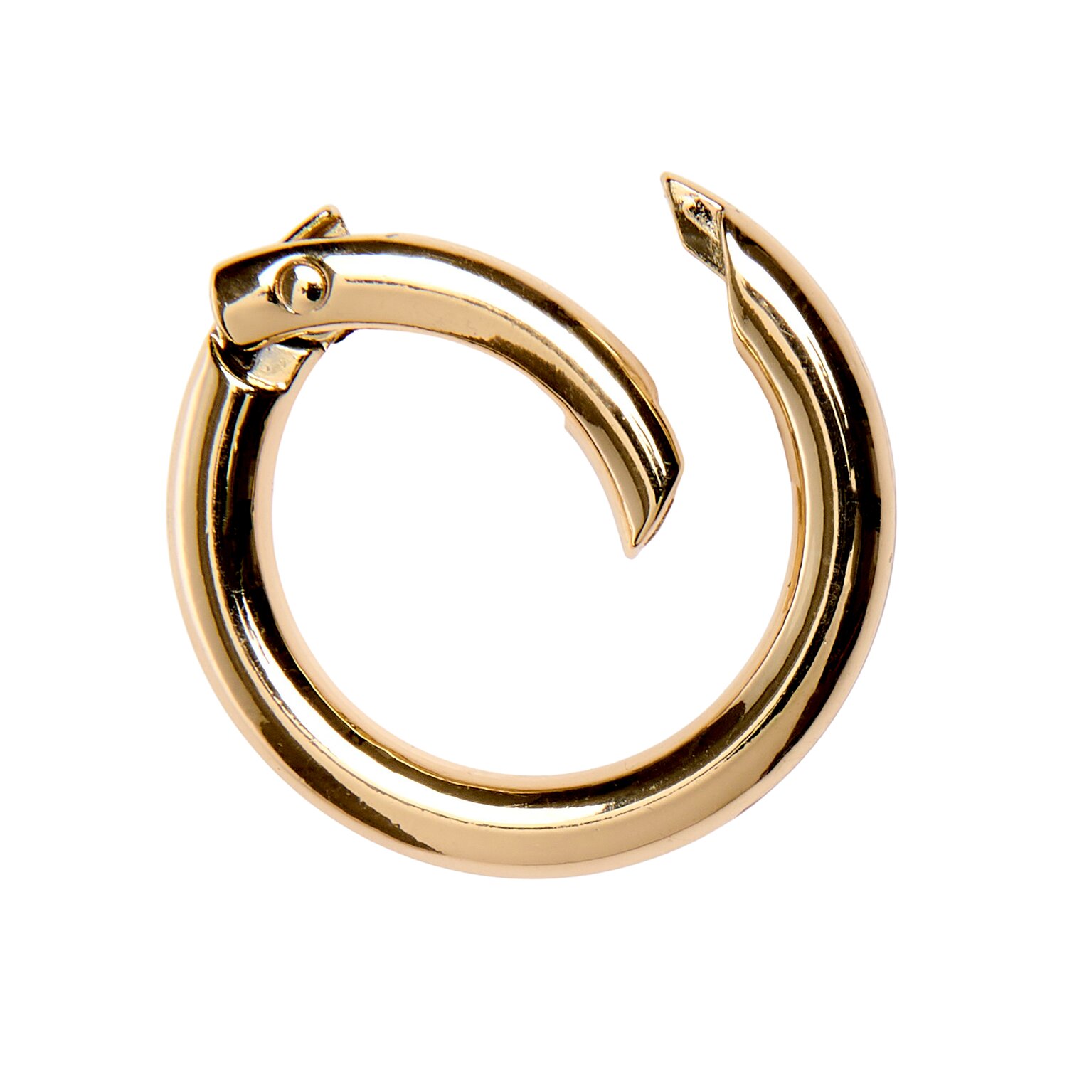 Karabiner-Ring Ø3,5cm Farbe Gold von Rico Design