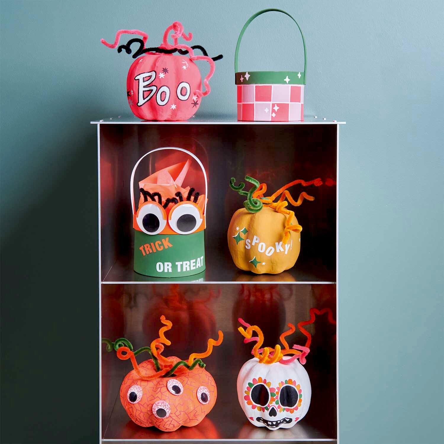 Anleitung Halloween-Kürbisse und -Körbchen von idee. Creativmarkt 