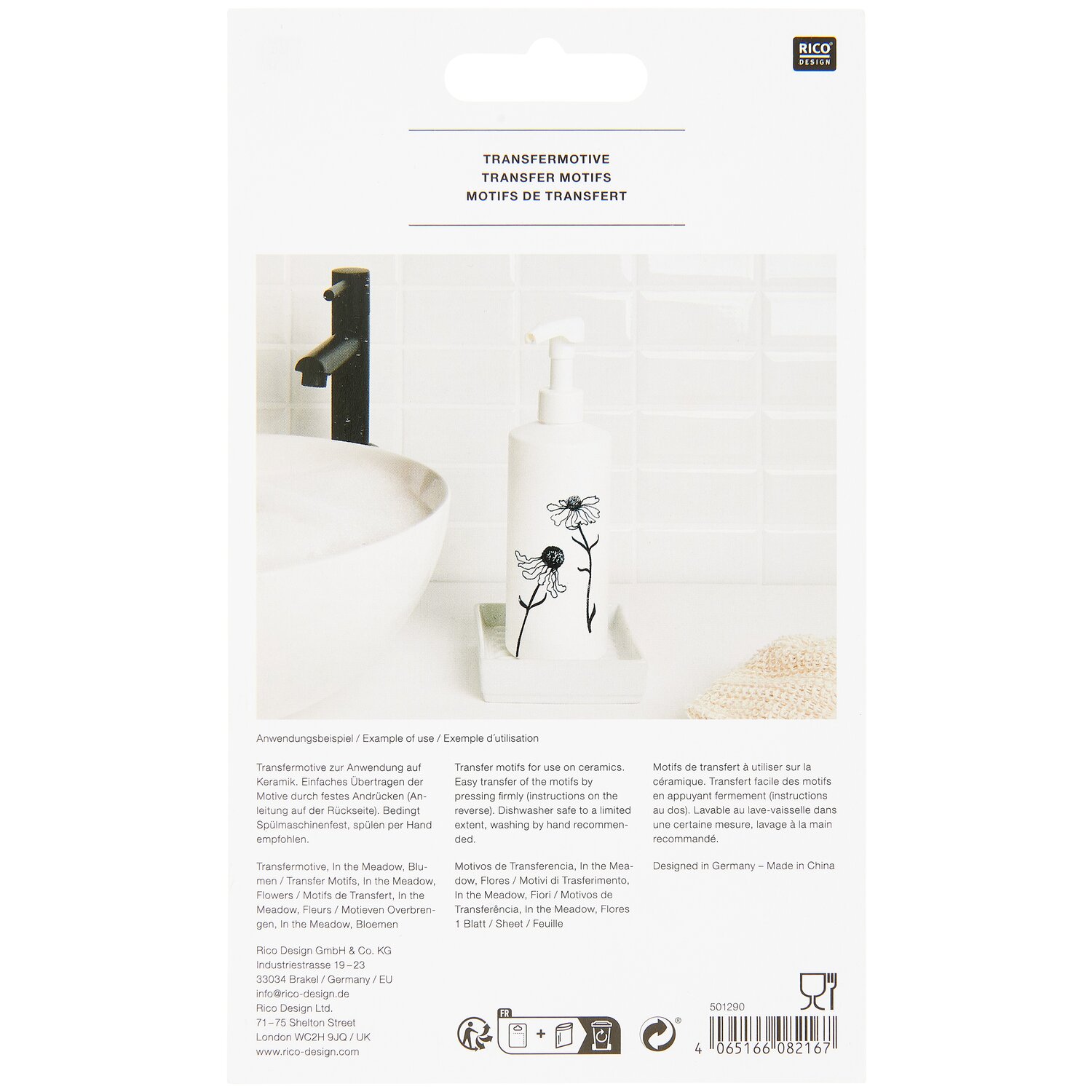 Transfermotive In the Meadow Blumen von Rico Design