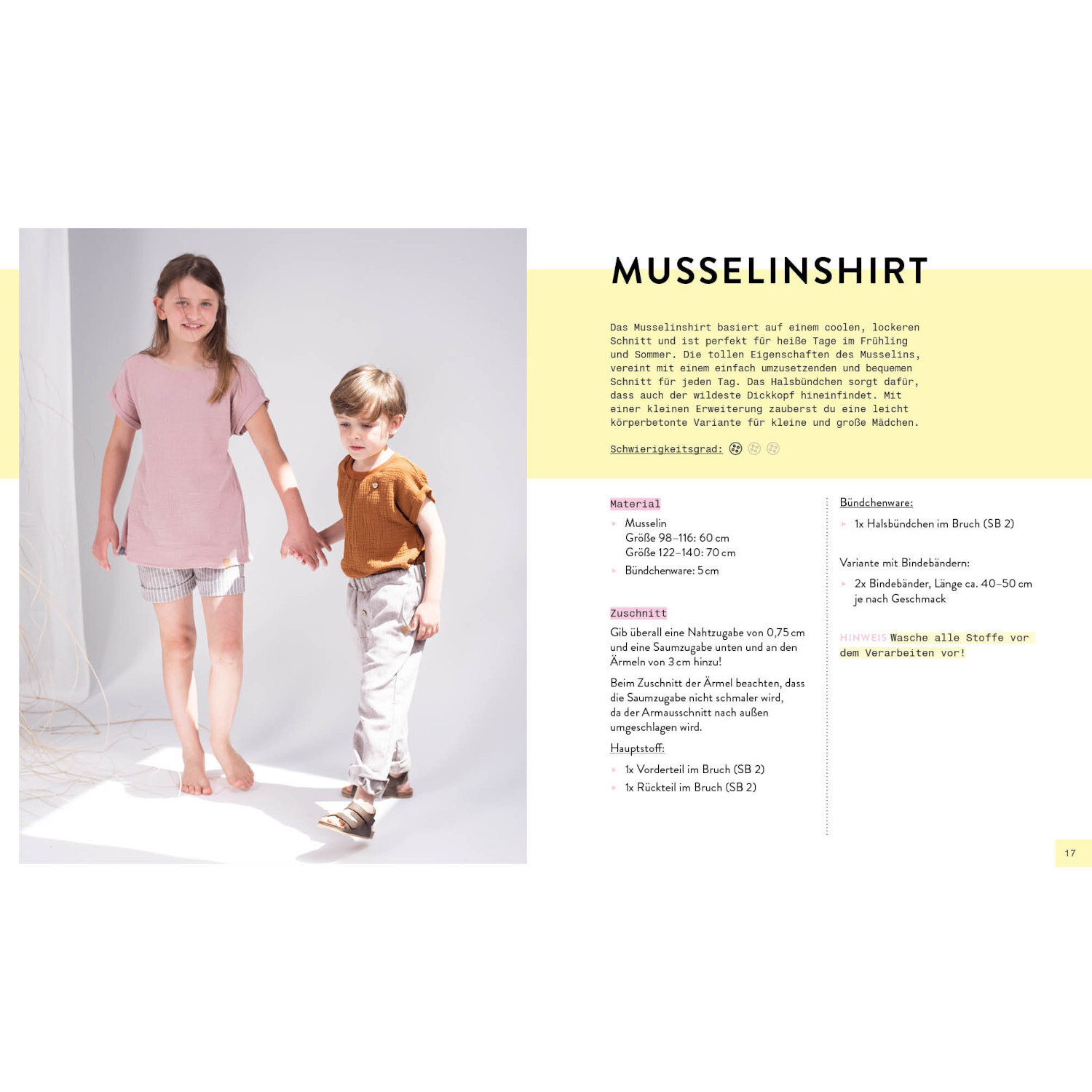 Mini-Masterclass – Nähen mit Musselin von Edition Michael Fischer Mini-Masterclass – Nähen mit Musselin von Edition Michael Fischer