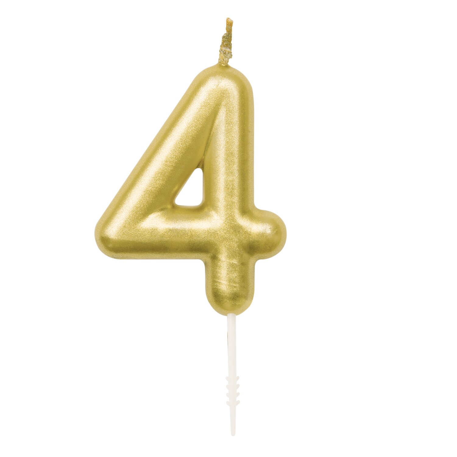 Rico Design Zahlenkerze Gold 4