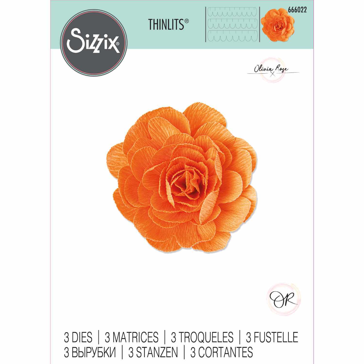 Thinlits Die Set Pom-Pom Flower by Olivia Rose Thinlits Die Set Pom-Pom Flower by Olivia Rose