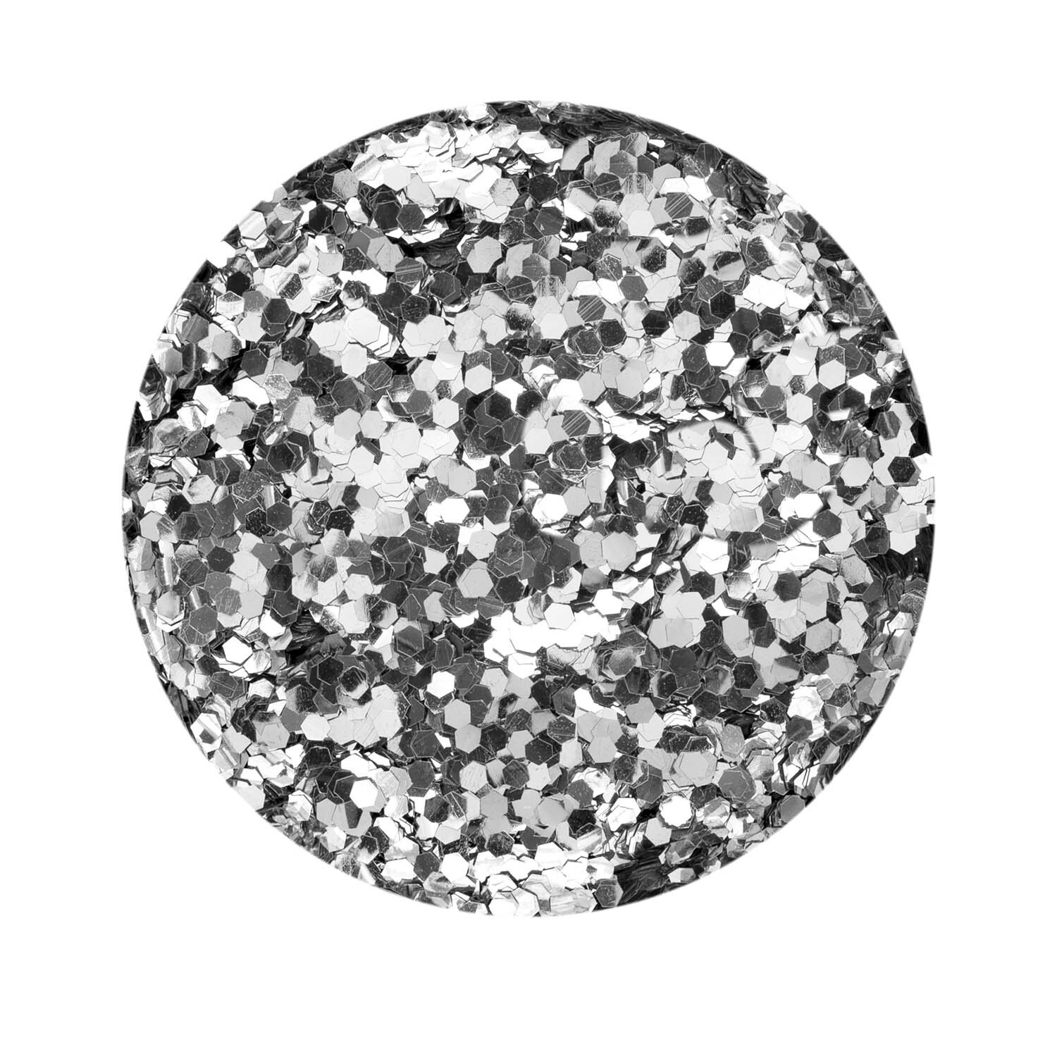 Glorex Bio Glitter grob Silber