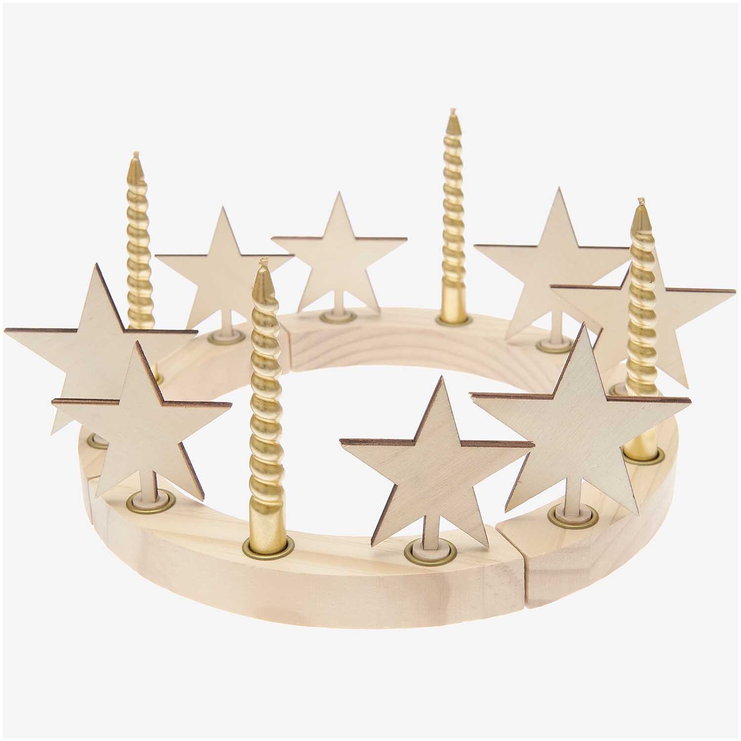 Adventskranzfiguren Stern 8 Stück Adventskranzfiguren Stern 8 Stück