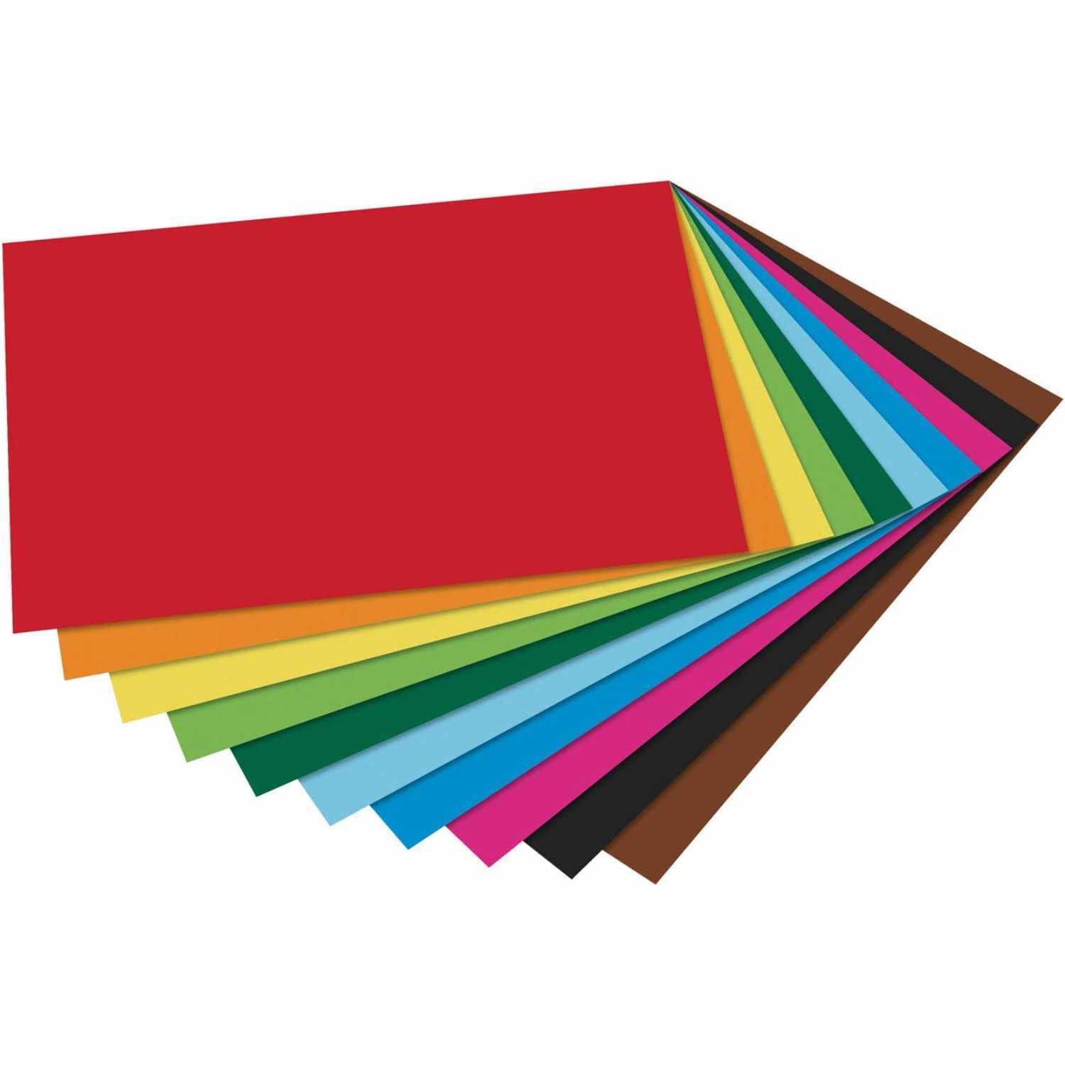 Tonpapierblock DIN A4 20 Blatt