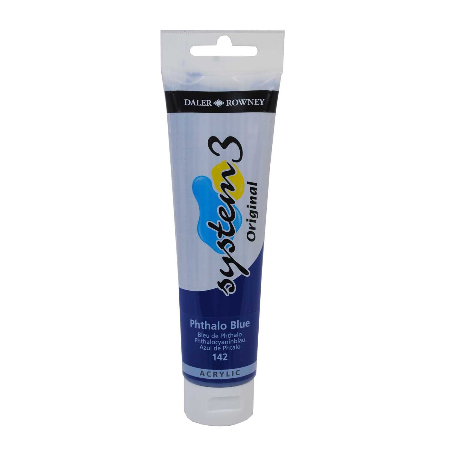 Daler-Rowney System 3 150ml Phthalo Blue