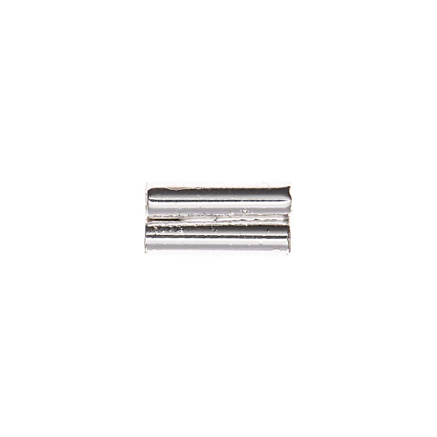 Röhrenverbindungsstück silber 2x2,3mm