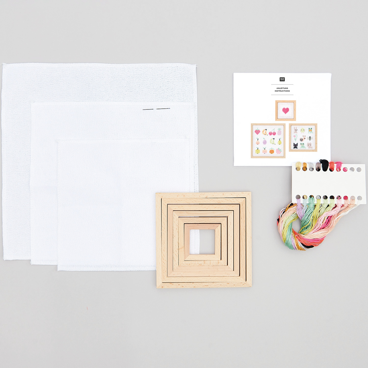 Stickpackung Pixel Art 3er Set Stickpackung Pixel Art 3er Set
