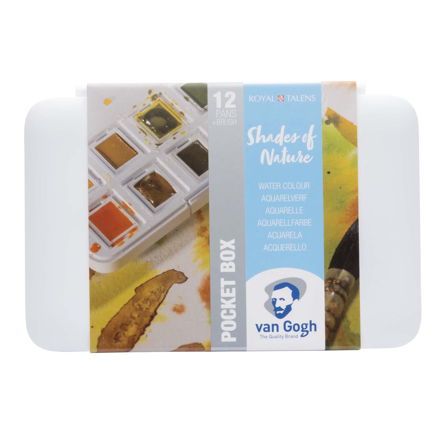Aquarell Set Naturfarben 12 Näpfchen Aquarell Set Naturfarben 12 Näpfchen