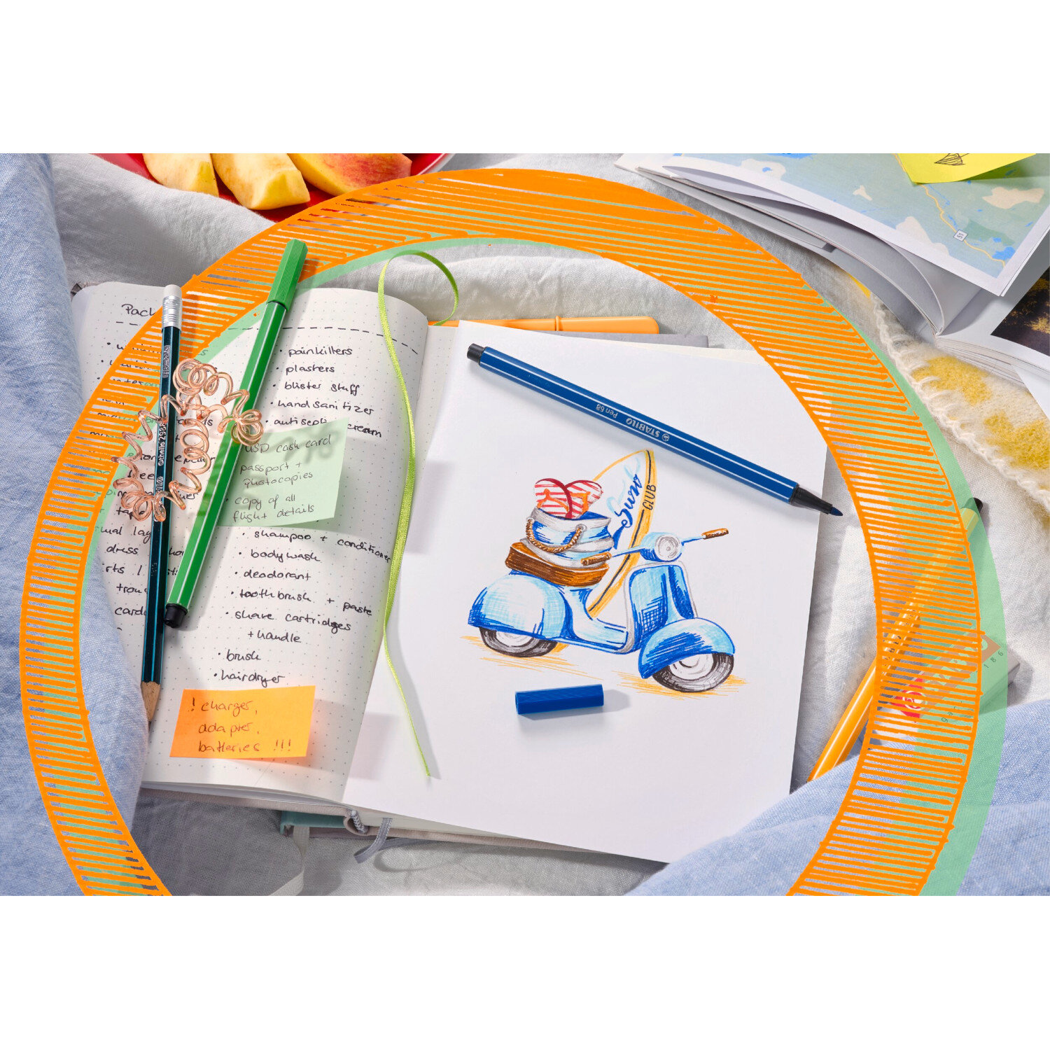 Pen 68 im Kartonetui 12 Farben von STABILO International 