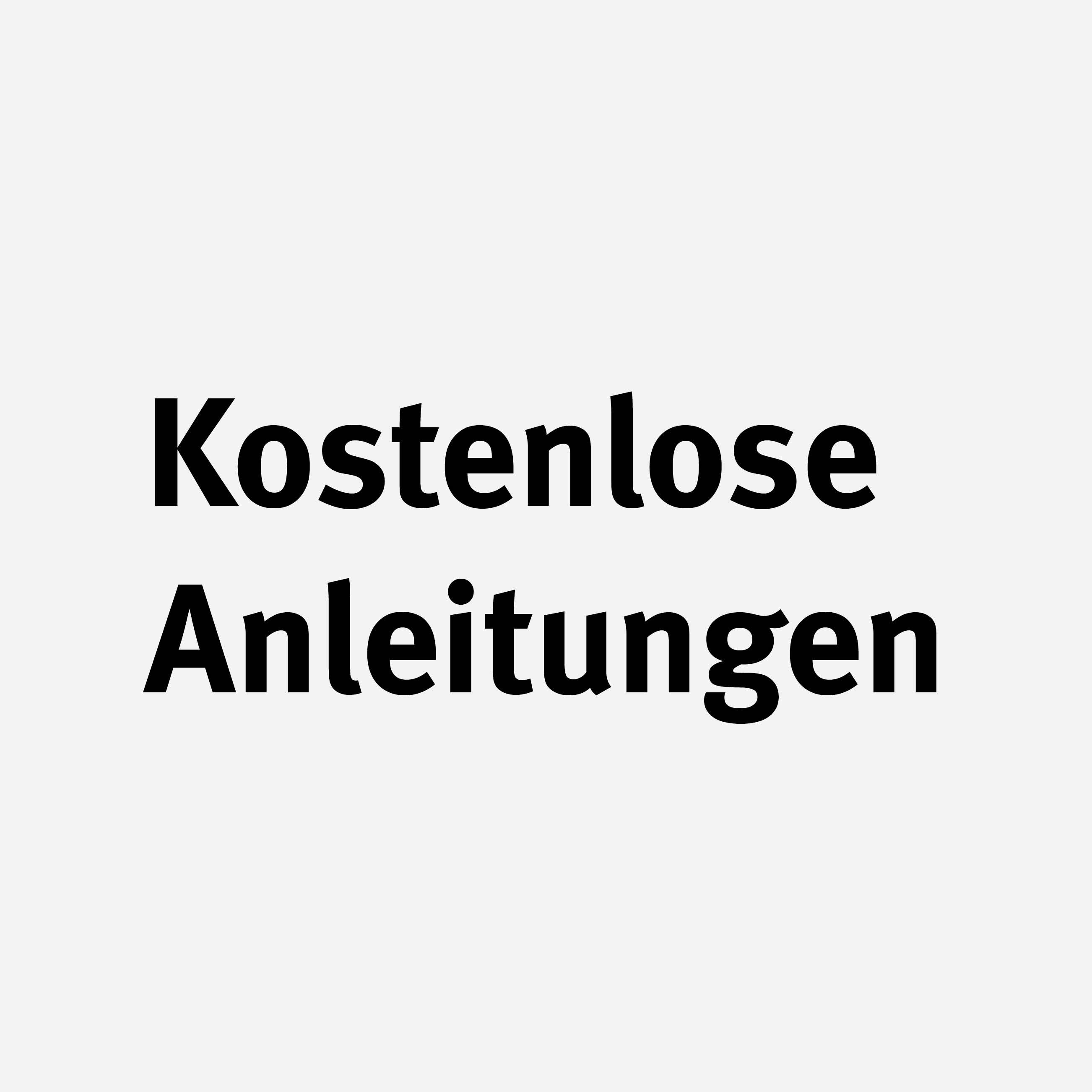 Zu Korrekturen von kostenlosen Anleitungen