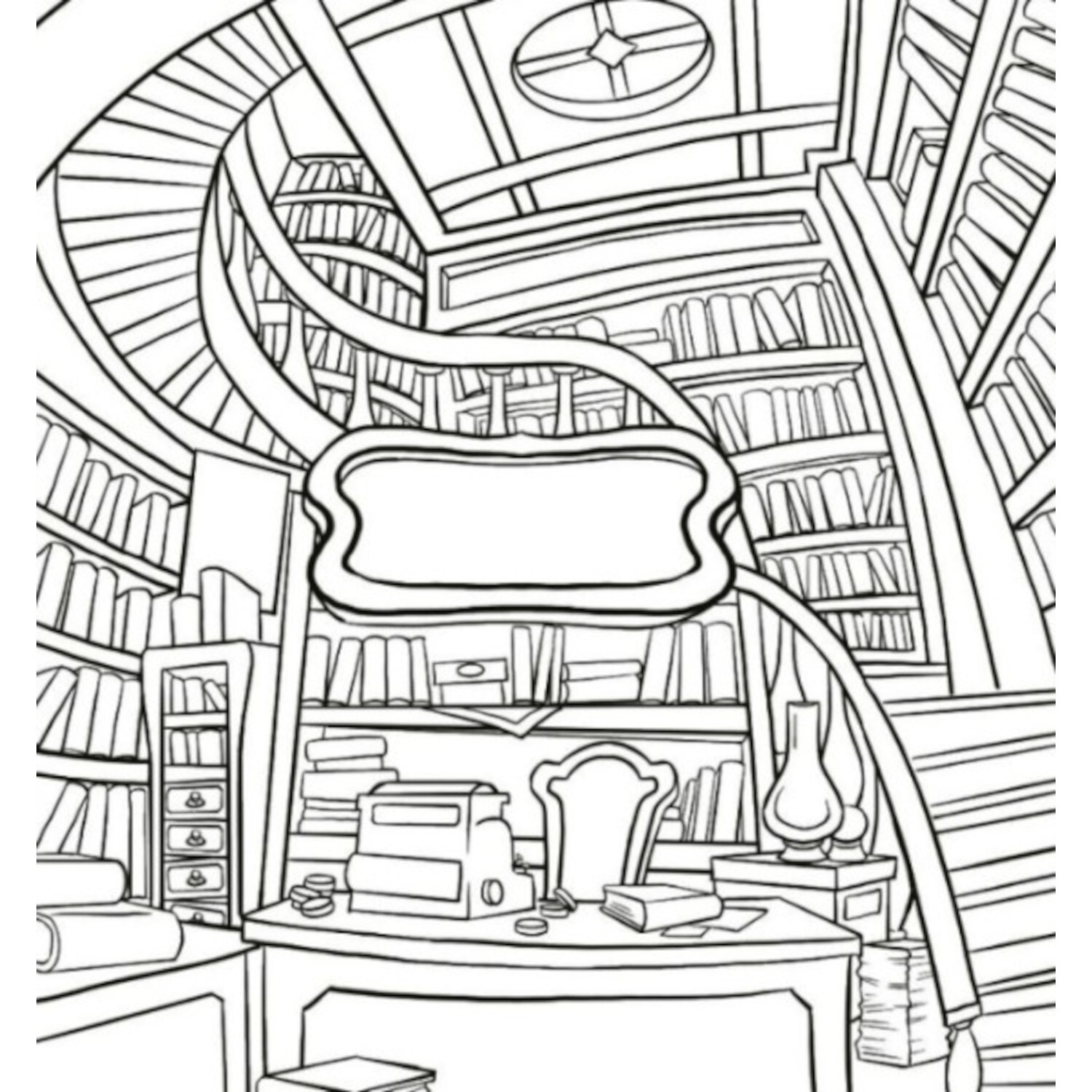 Magische Welten - Harry Potter Ausmalbuch  mit Zauberpapier von frechverlag