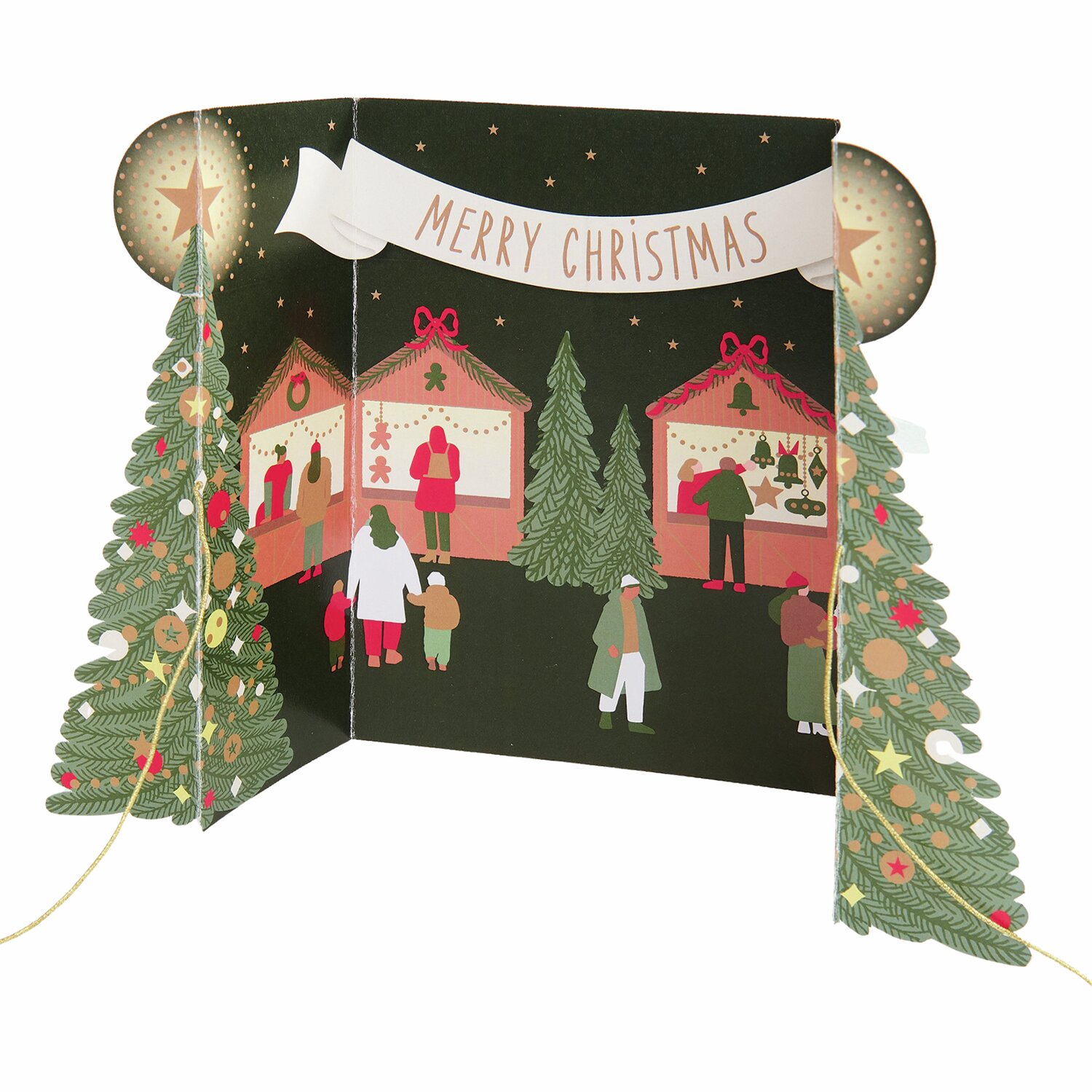 Pop-Up Karte Weihnachtsmarkt B6 von Rico Design Pop-Up Karte Weihnachtsmarkt B6 von Rico Design