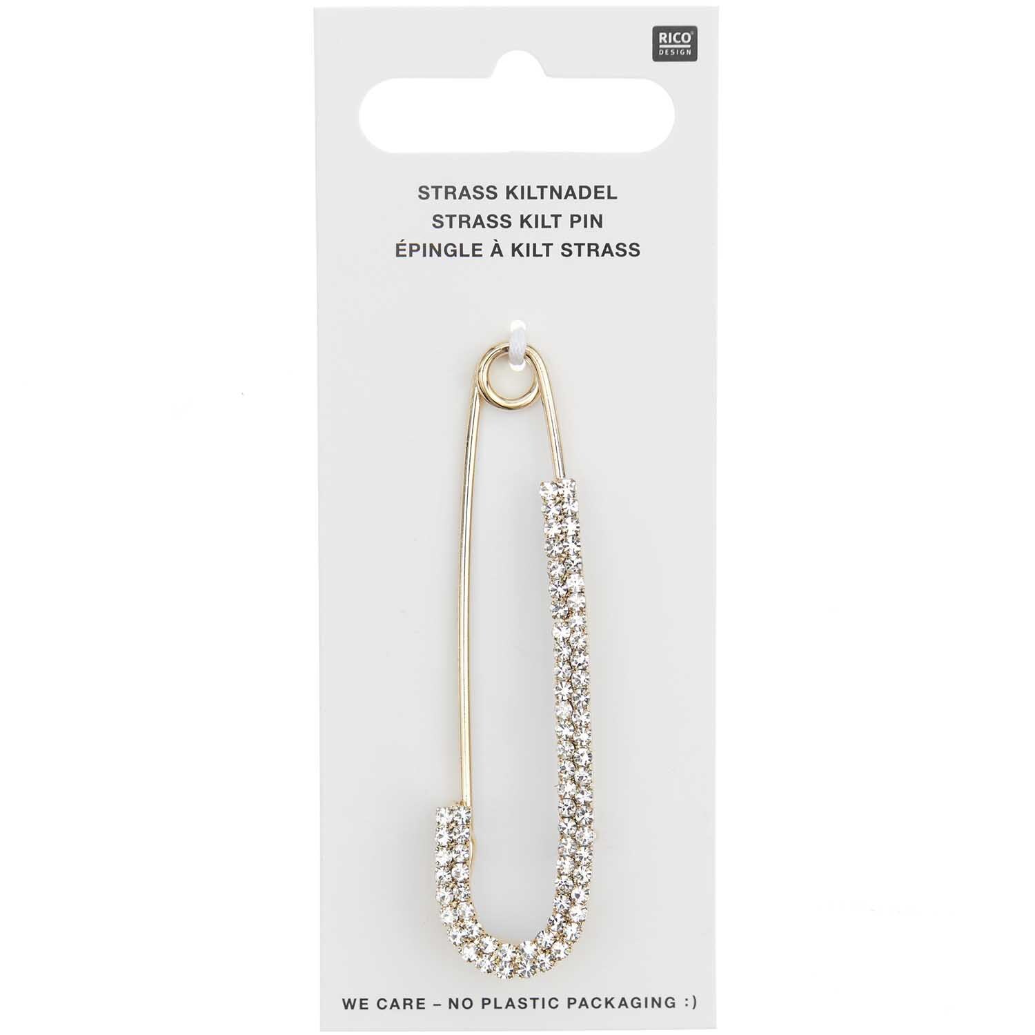 Kiltnadel mit Strass Kiltnadel mit Strass