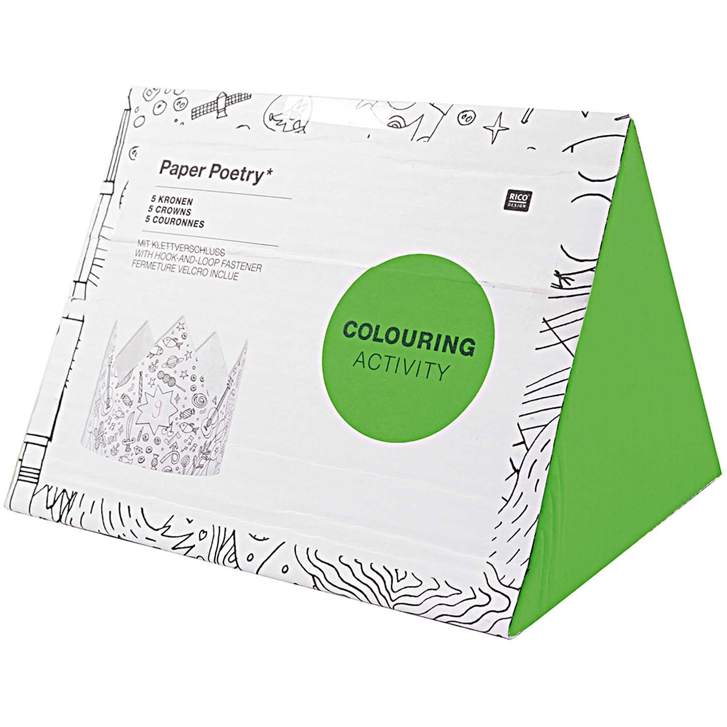 Paper Poetry Kronen zum Ausmalen 5 Stück Paper Poetry Kronen zum Ausmalen 5 Stück