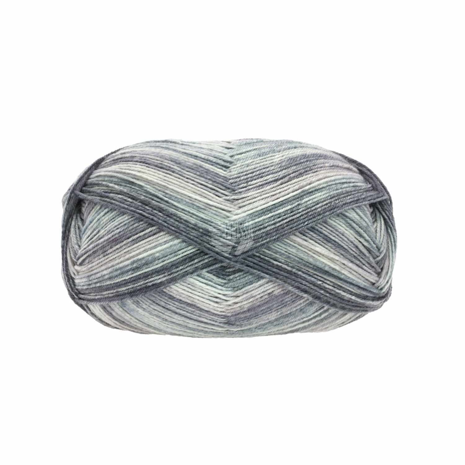Meilenweit 100 Merino Extrafine Cosima 100g 420m Farbe Grau von LANA GROSSA Mode mit Wolle Handels- und Vertriebs 