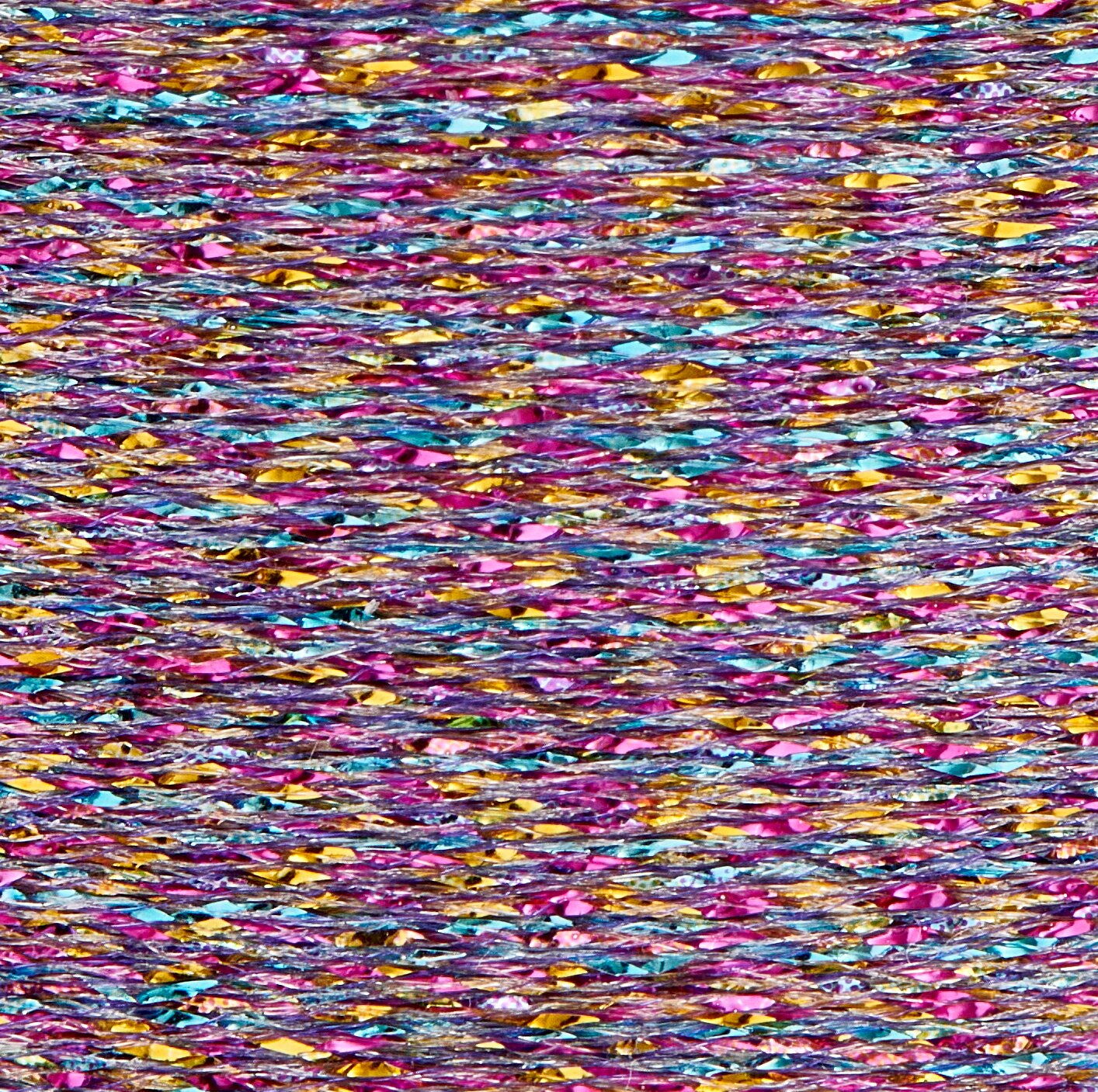 Sticktwist Metallic No. 40 Rainbow 200m Farbe Pink von Rico Design