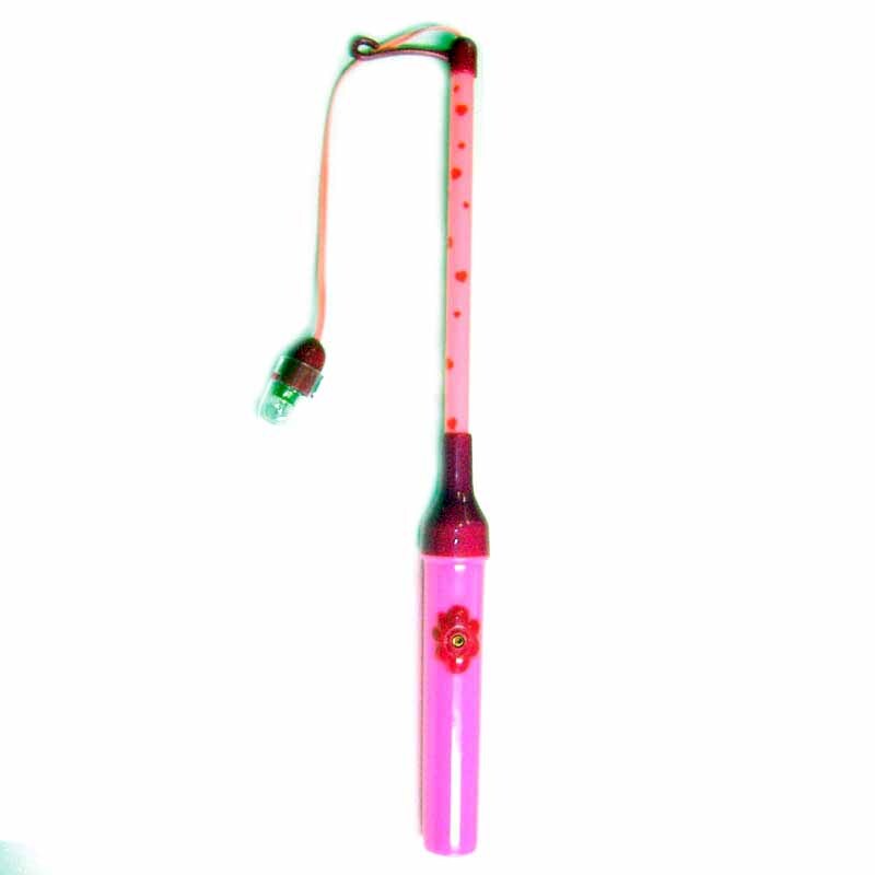 Laternenstab elektrisch mit Herzen Pink