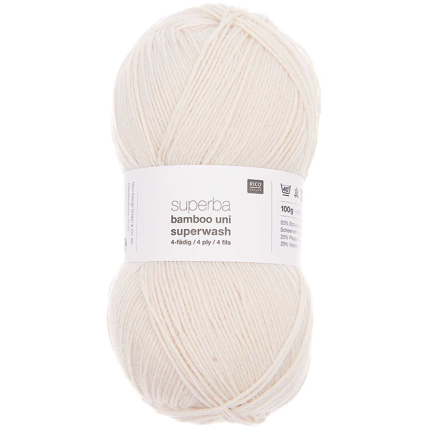 Superba Bamboo Uni 4fädig Superba Bamboo Uni 4fädig