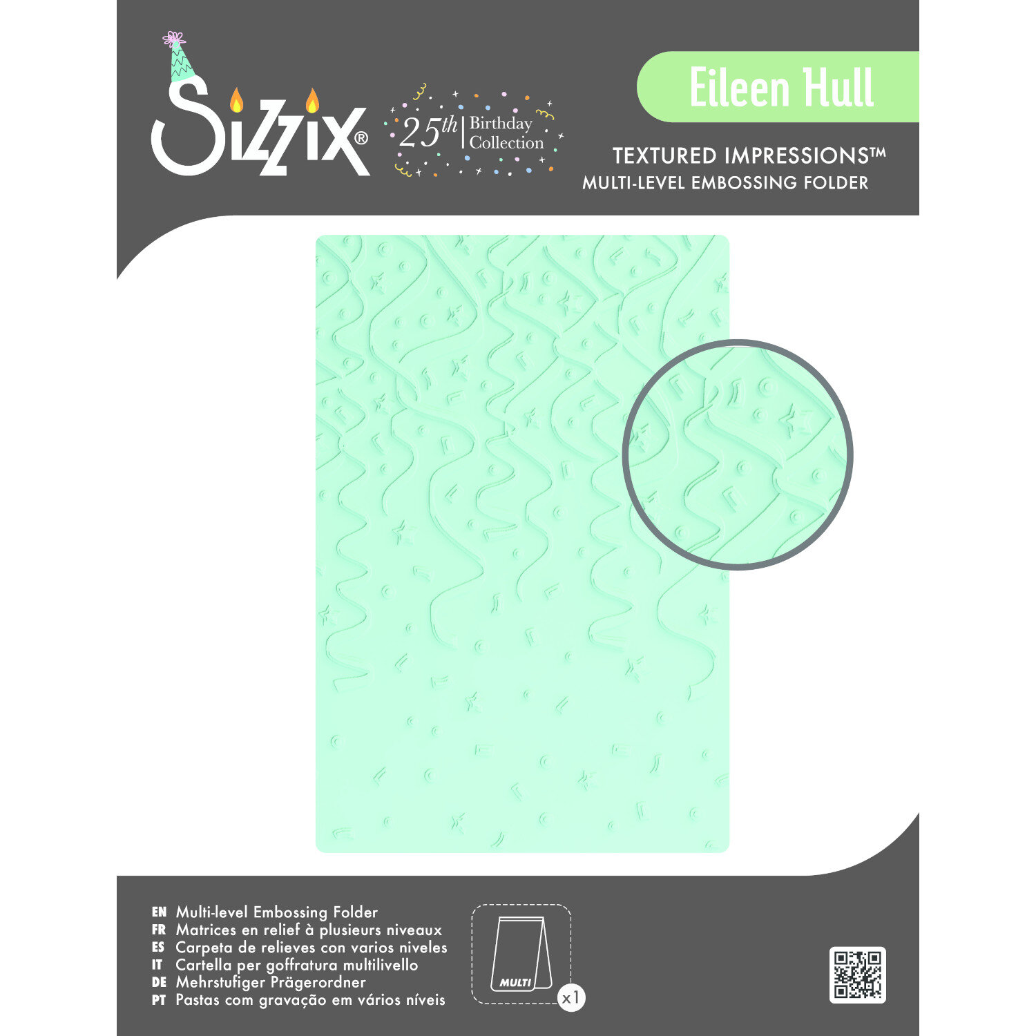 Sizzix Embossing Folder Party Time von Rico Design