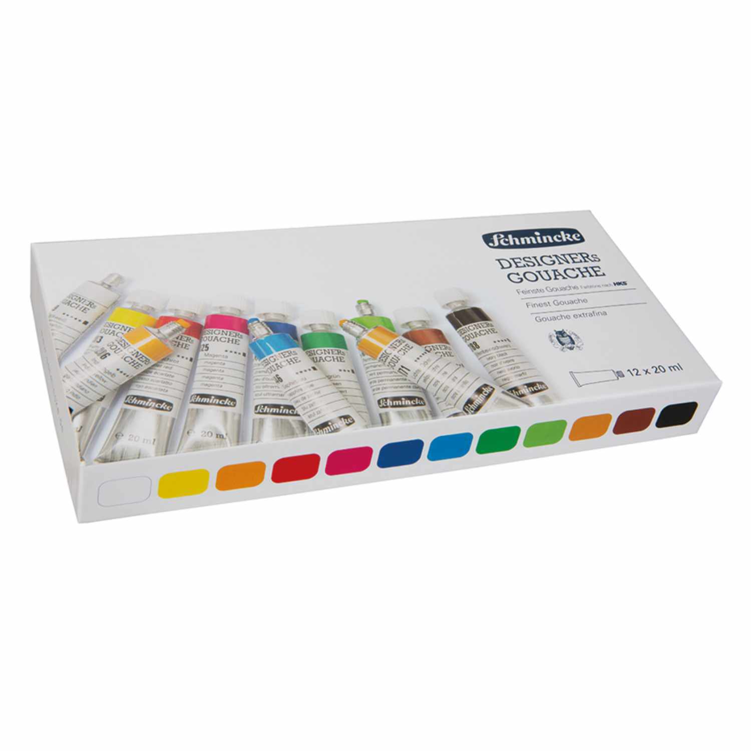 Designers Gouache 12x 20ml von H. Schmincke & Co. 