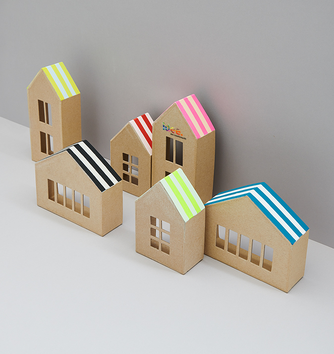 idee Filialen als Papphäuser