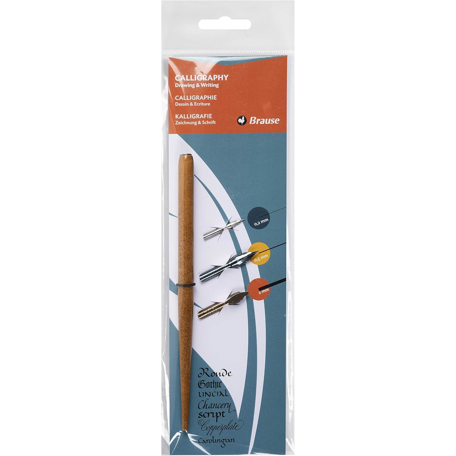 Kalligrafieset Schreiben und Zeichnen 4-teilig von Clairefontaine-Rhodia