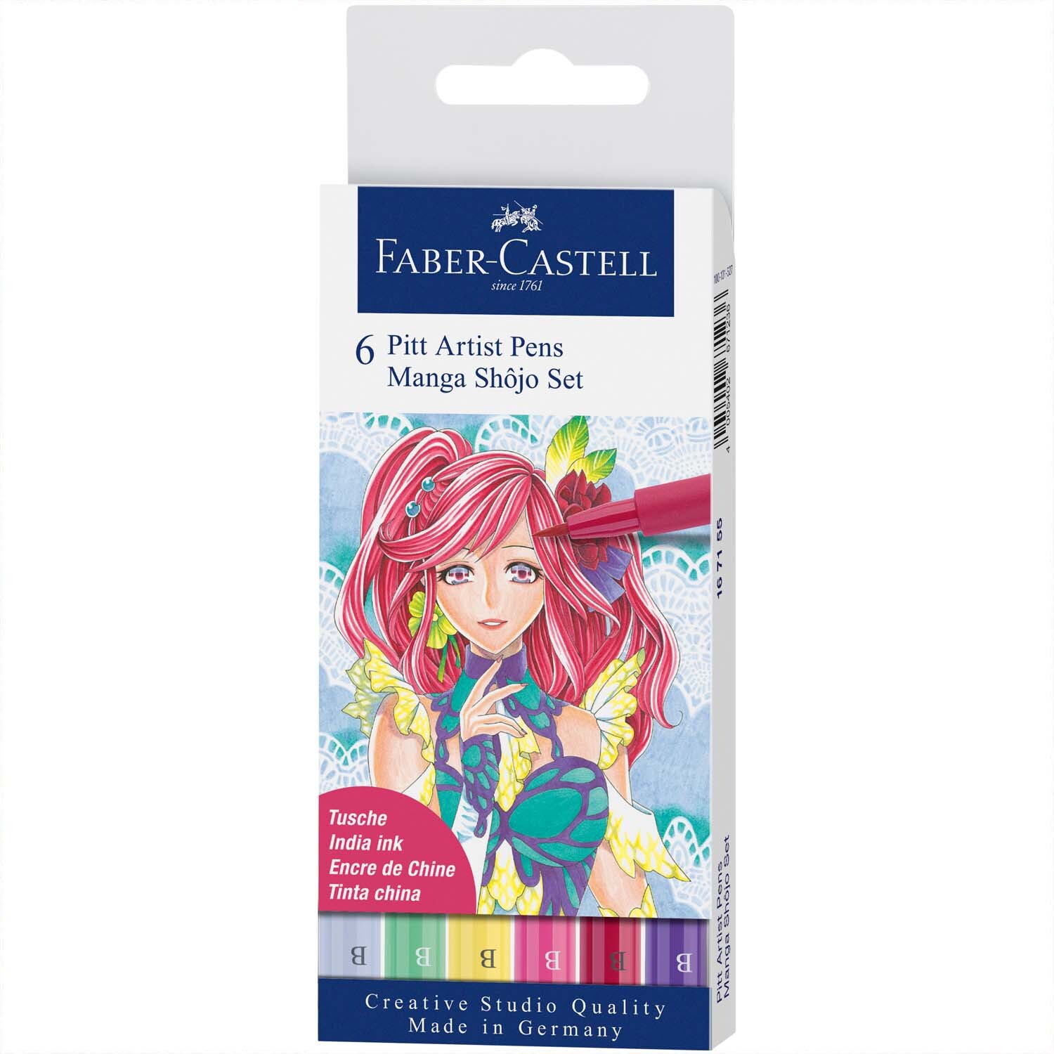 Pitt Artist Pen Manga Shojo Tuschestift-Set