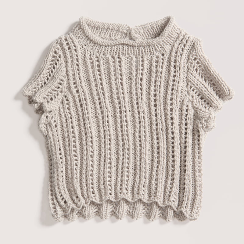 Gestricktes Shirt: Modell 17 aus dem Heft Rico Baby 043